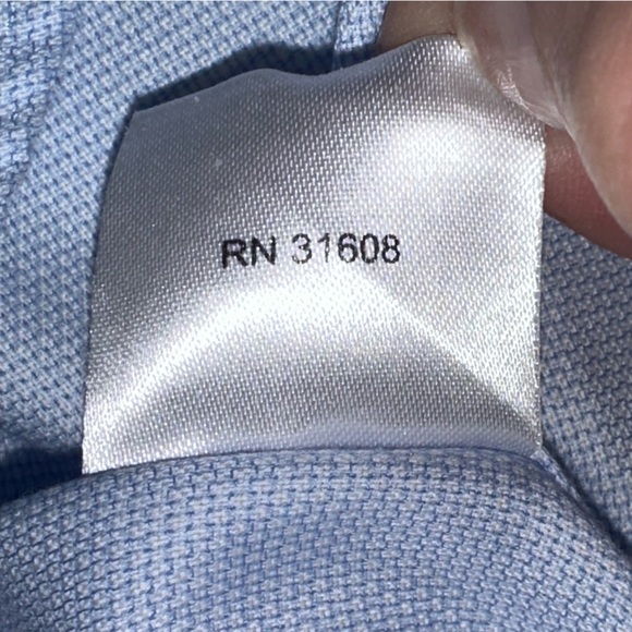 Jos A Bank Reserve Dress Shirt Mens Size 17.5 - 37 SLEEVE Blue Tailored Fit XXL - Picture 8 of 16